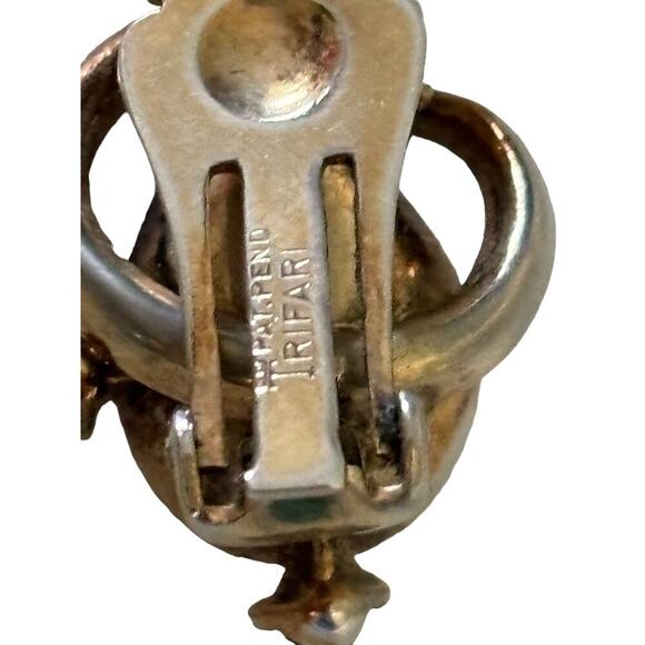 Vintage 1951 Trifari Alfred Philippe Gems Of India Brooch Earring Set Excellent - Picture 3 of 10